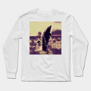 Dolphin Art Long Sleeve T-Shirt